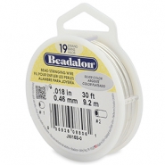 Beadalon Rijgdraad 19 draads 0.46mm Silver