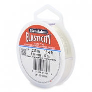 Beadalon elastiek rijgdraad 1.0mm 5 meter Clear
