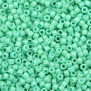 Miyuki kralen delica's 11/0 Duracoat opaque dyed sea opal green