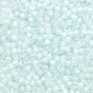 Miyuki kralen delica's 11/0 Lined luster crystal aqua mist