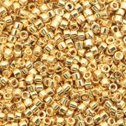 Miyuki kralen delica's 11/0 24kt gold plated
