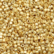 Miyuki kralen delica's 11/0 Duracoat galvanized gold