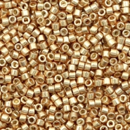 Miyuki kralen delica's 11/0 Duracoat galvanized champagne gold