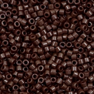 Miyuki kralen delica's 11/0 Opaque chocolate brown