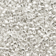 Miyuki kralen delica's 11/0 Bright sterling plated silver
