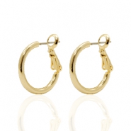Onderdelen DQ metaal oorbellen creolen 18mm Gold