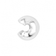 Beadalon knijpkraal verbergers 3mm Zilver