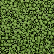 Miyuki kralen delica's 11/0 Opaque matte avocado green DB-1585