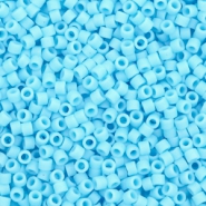Miyuki kralen delica's 11/0 Opaque matte turquoise blue DB-755