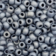 Miyuki rocailles 6/0 Metallic matte silver gray 6-2002