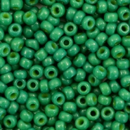 Miyuki rocailles 8/0 Duracoat opaque spruce green 8-4477