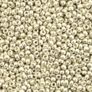 Miyuki rocailles 11/0 Duracoat galvanized silver 11-4201