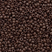 Miyuki rocailles 11/0 Opaque chocolate brown 11-409