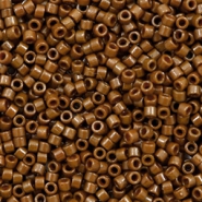Miyuki kralen delica's 11/0 Duracoat opaque dyed cognac brown DB-2142