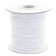 Gekleurd elastisch draad 1mm White