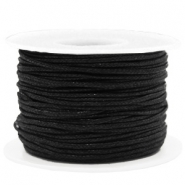 Waxkoord 1.5mm Black