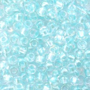Miyuki rocailles 8/0 Fancy lined soft aqua blue 8-3638