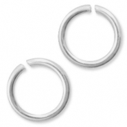 925 Zilver onderdelen buigringen 4mm Zilver