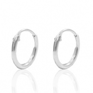 925 Zilver onderdelen creolen 10mm Zilver