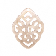 Resin hangers ruit barok Light semolina beige