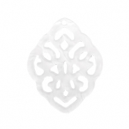 Resin hangers ruit barok Bright white