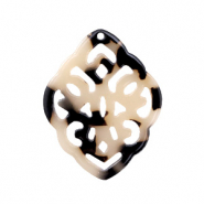 Resin hangers ruit barok Cream black