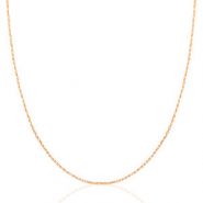 Roestvrij stalen (RVS) Stainless steel kettingen Mix & Match Rosé goud