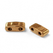 Miyuki kralen half tila 5x2.3mm Metallic dark bronze HTL-457
