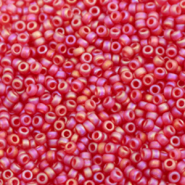 Miyuki rocailles 11/0 Transparent matte ab ruby 11-141fr