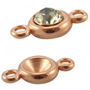 Metalen kralen DQ rosé goud Settings DQ metaal rosé goud