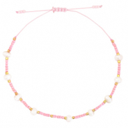 Trendy armbanden pearl Miyuki Pink