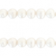 BQ Zoetwaterparels rond 9-10mm Natural white