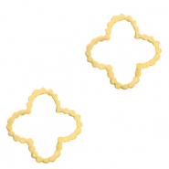 Roestvrij stalen (RVS) Stainless steel bedels/tussenstuk flower Goud