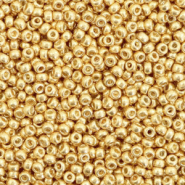 Miyuki rocailles 11/0 24kt Gold light plated 11-193