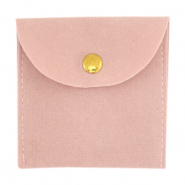 Sieraad zakje Vintage pink