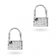 Zirkonia oorbellen Silver