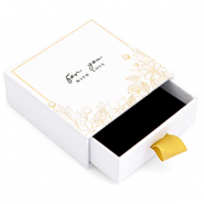 Sieraden (cadeau) doosje "for you with love" White