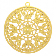 Hangers bohemian rond vlinder Gold