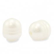 BQ Zoetwaterparels rice 12x10mm Natural white