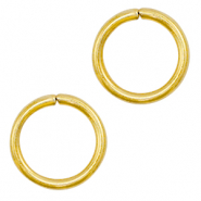 Roestvrij stalen (RVS) stainless steel onderdelen buigring 11mm Goud