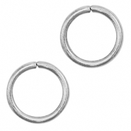 Roestvrij stalen (RVS) stainless steel onderdelen buigring 11mm Zilver