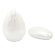 Schelp pearl shine kraal druppel White