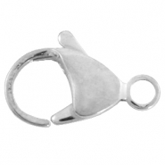 Onderdelen DQ metaal karabijnslot 13mm Antiek zilver