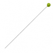 Onderdelen DQ metaal nietstift 52mm Antiek zilver-green (nikkelvrij)