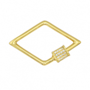 Zirkonia slot ruit Gold