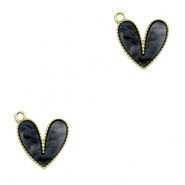 Resin hangers hart Gold-anthracite