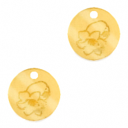 Plexx bedels 12mm Birth flower May-Lily of the valley Gold
