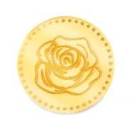Plexx cabochons 20mm Birth flower June-Rose Gold