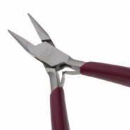 Beadsmith platbek tang Rood-zilver