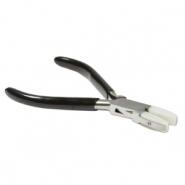 Beadsmith platbek tang Zwart-zilver